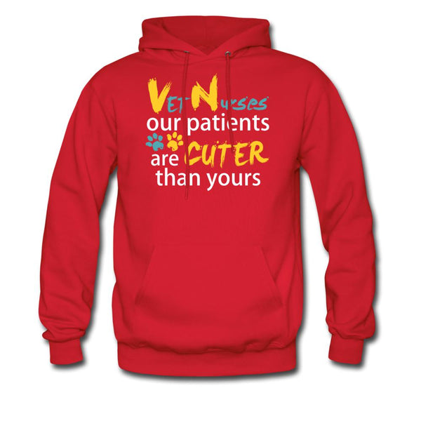 Vet Nurse Our patients are cuter than yours Unisex Hoodie-Men's Hoodie | Hanes P170-I love Veterinary