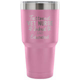 Vet Nurse- Tattooed, Inked and Educated 30oz Vacuum Tumbler-Tumblers-I love Veterinary