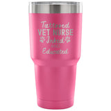 Vet Nurse- Tattooed, Inked and Educated 30oz Vacuum Tumbler-Tumblers-I love Veterinary