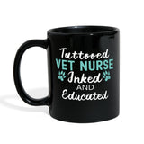 Vet Nurse - Tattooed, Inked and Educated Full Color Mug-Full Color Mug | BestSub B11Q-I love Veterinary