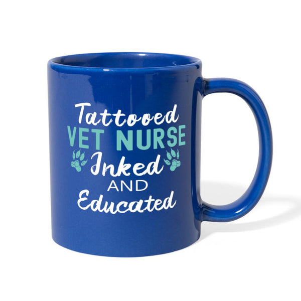 Vet Nurse - Tattooed, Inked and Educated Full Color Mug-Full Color Mug | BestSub B11Q-I love Veterinary