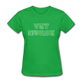 Vet Nurse Typography Gildan Ultra Cotton Ladies T-Shirt-Women's T-Shirt | Fruit of the Loom L3930R-I love Veterinary
