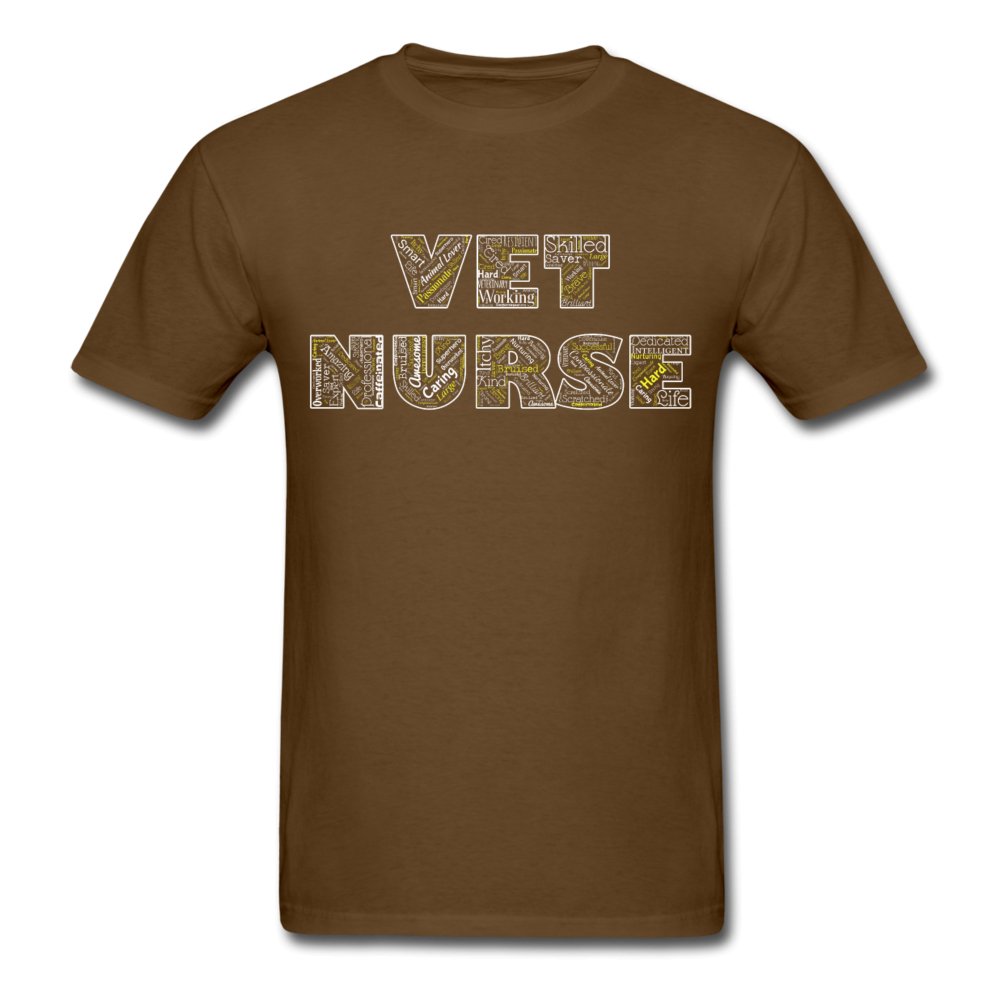 Vet Nurse Typography Unisex T-shirt-Unisex Classic T-Shirt | Fruit of the Loom 3930-I love Veterinary