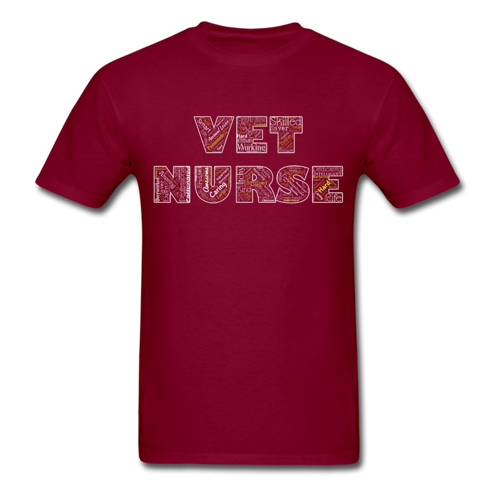 Vet Nurse Typography Unisex T-shirt-Unisex Classic T-Shirt | Fruit of the Loom 3930-I love Veterinary