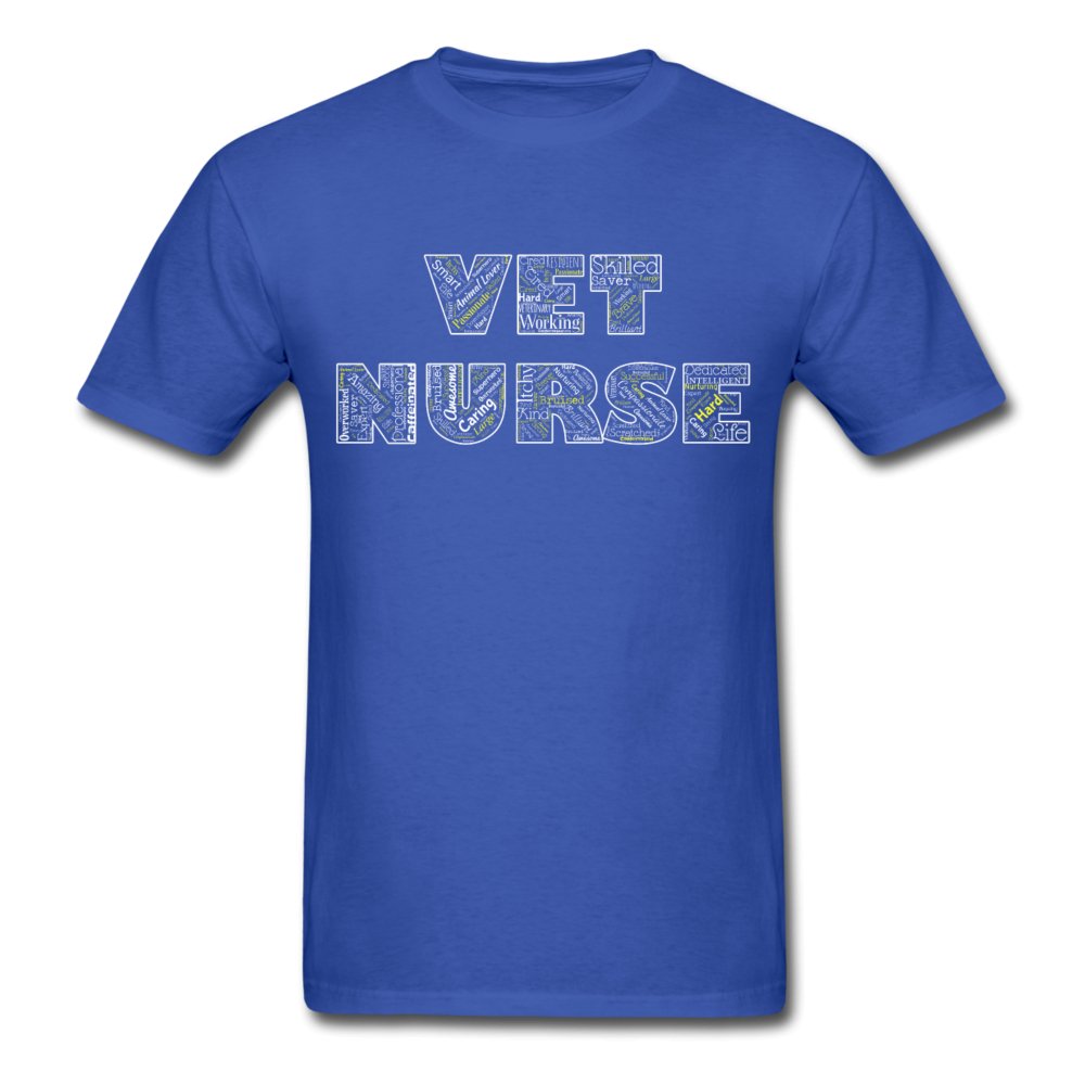 Vet Nurse Typography Unisex T-shirt-Unisex Classic T-Shirt | Fruit of the Loom 3930-I love Veterinary