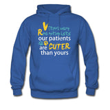 Vet Receptionist Our patients are cuter than yours Unisex Hoodie-Men's Hoodie | Hanes P170-I love Veterinary