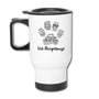 Vet Receptionist Pawprint Travel Mug-Travel Mug | BestSub B4QC2-I love Veterinary
