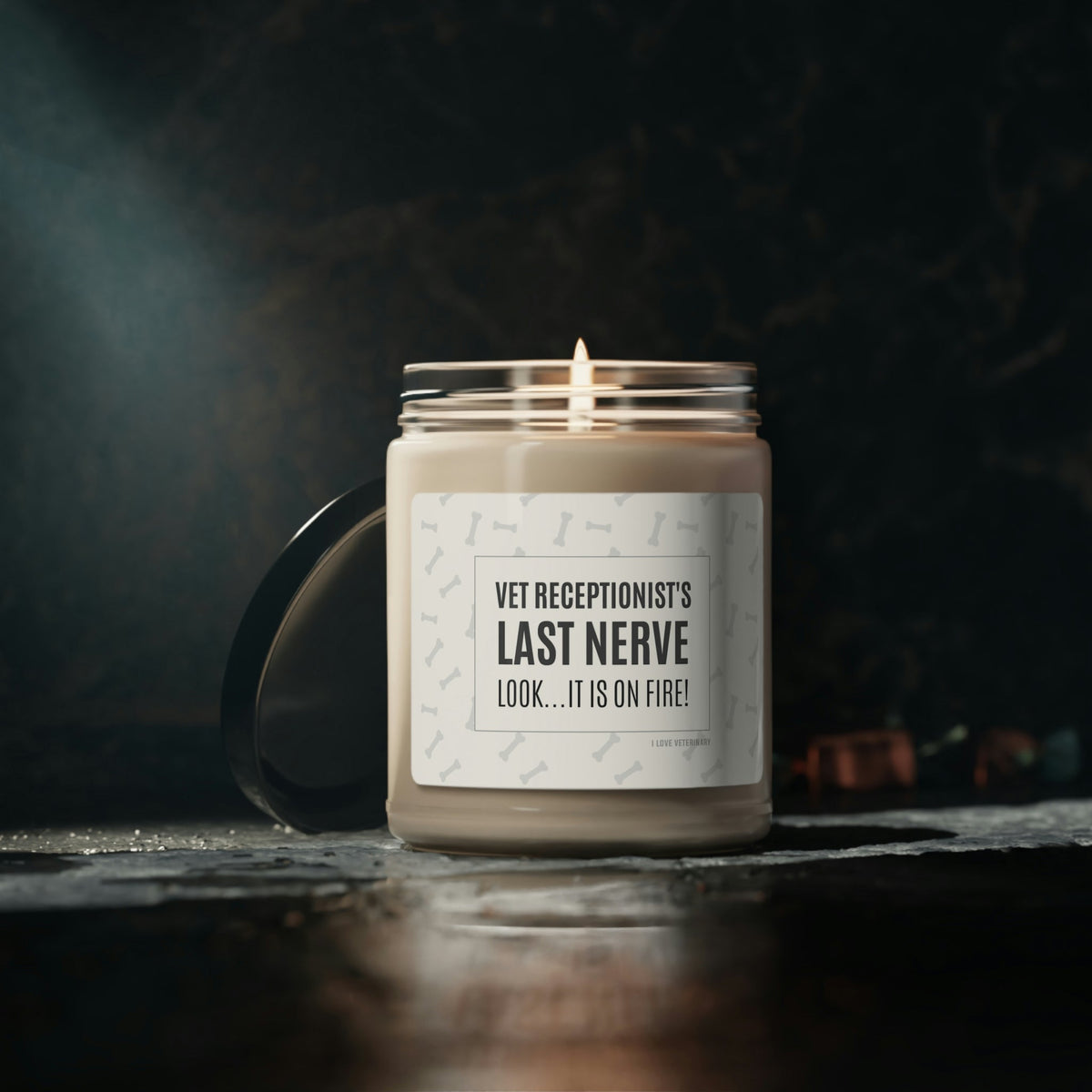 Vet Receptionist's Last Nerve - Scented Soy Candle-Candles-I love Veterinary