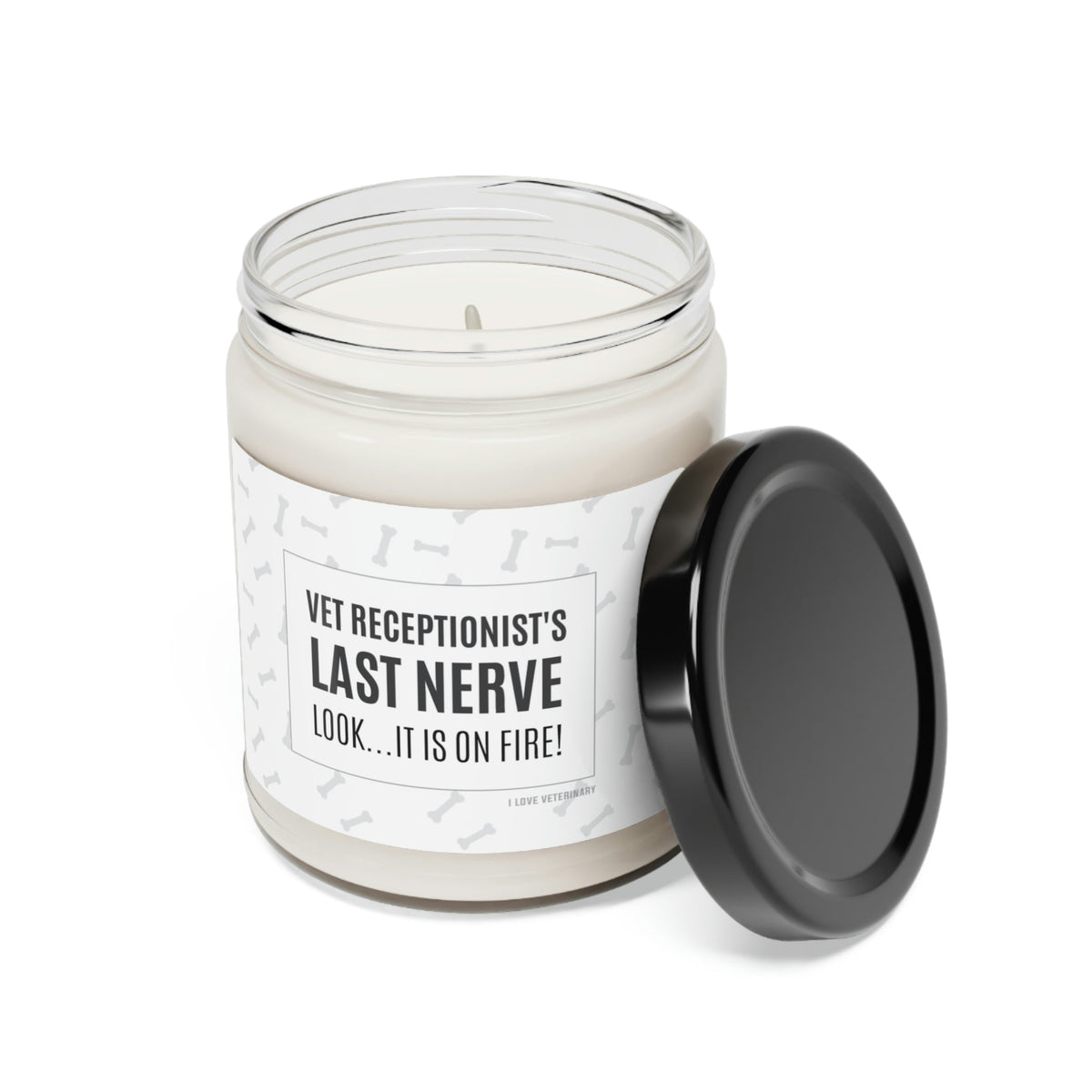 Vet Receptionist's Last Nerve - Scented Soy Candle-Candles-I love Veterinary