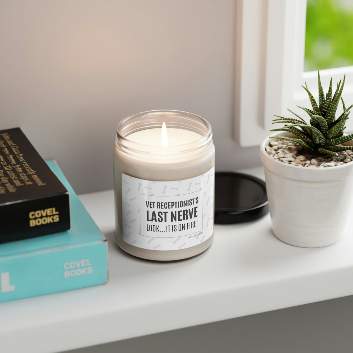 Vet Receptionist's Last Nerve - Scented Soy Candle-Candles-I love Veterinary