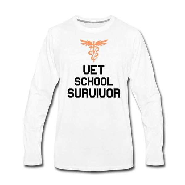 Vet school survivor - Vet Student Unisex Premium Long Sleeve T-Shirt-Men's Premium Long Sleeve T-Shirt | Spreadshirt 875-I love Veterinary