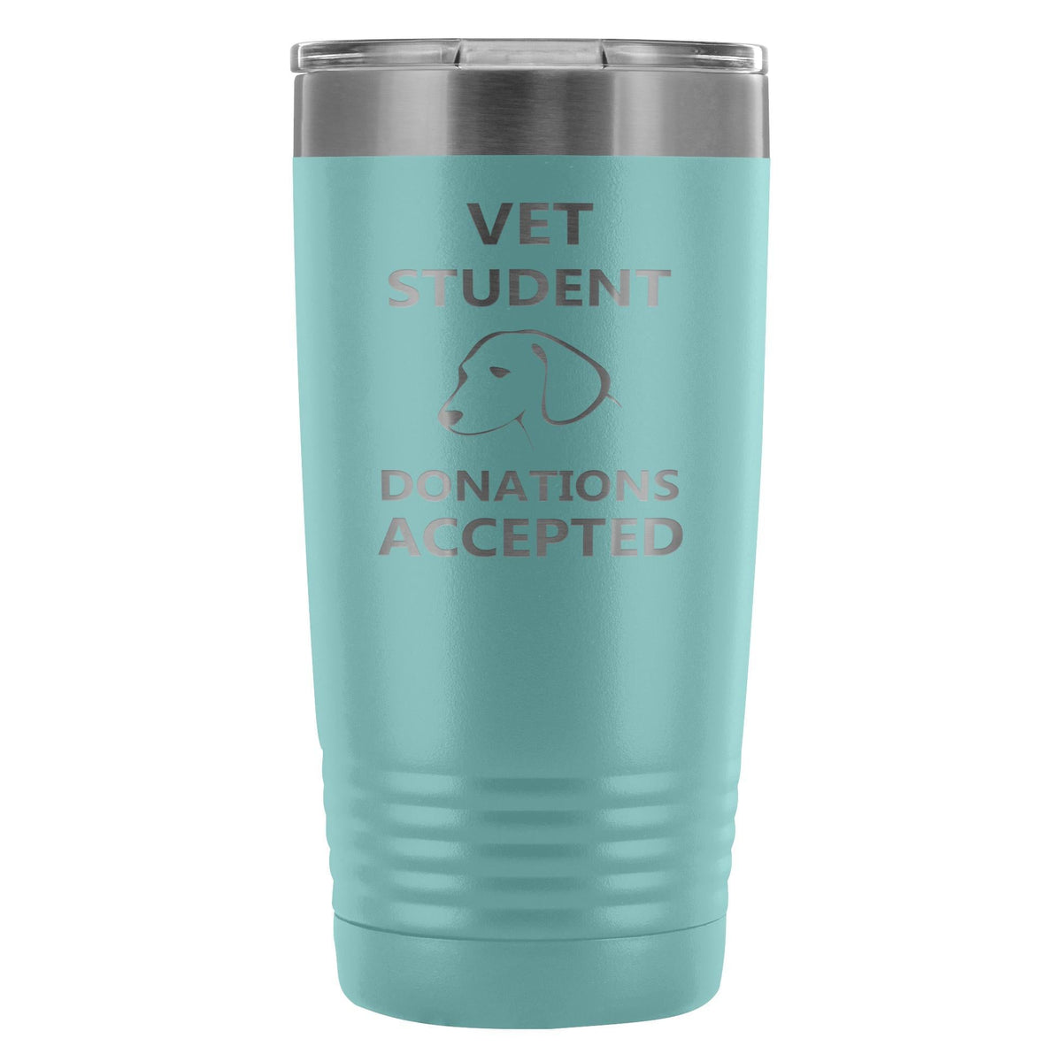 Vet Student Donations accepted 20oz Vacuum Tumbler-Tumblers-I love Veterinary