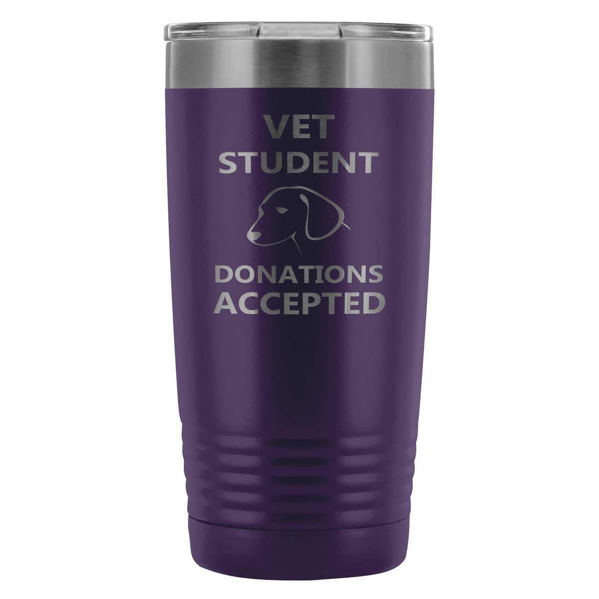 Vet Student Donations accepted 20oz Vacuum Tumbler-Tumblers-I love Veterinary