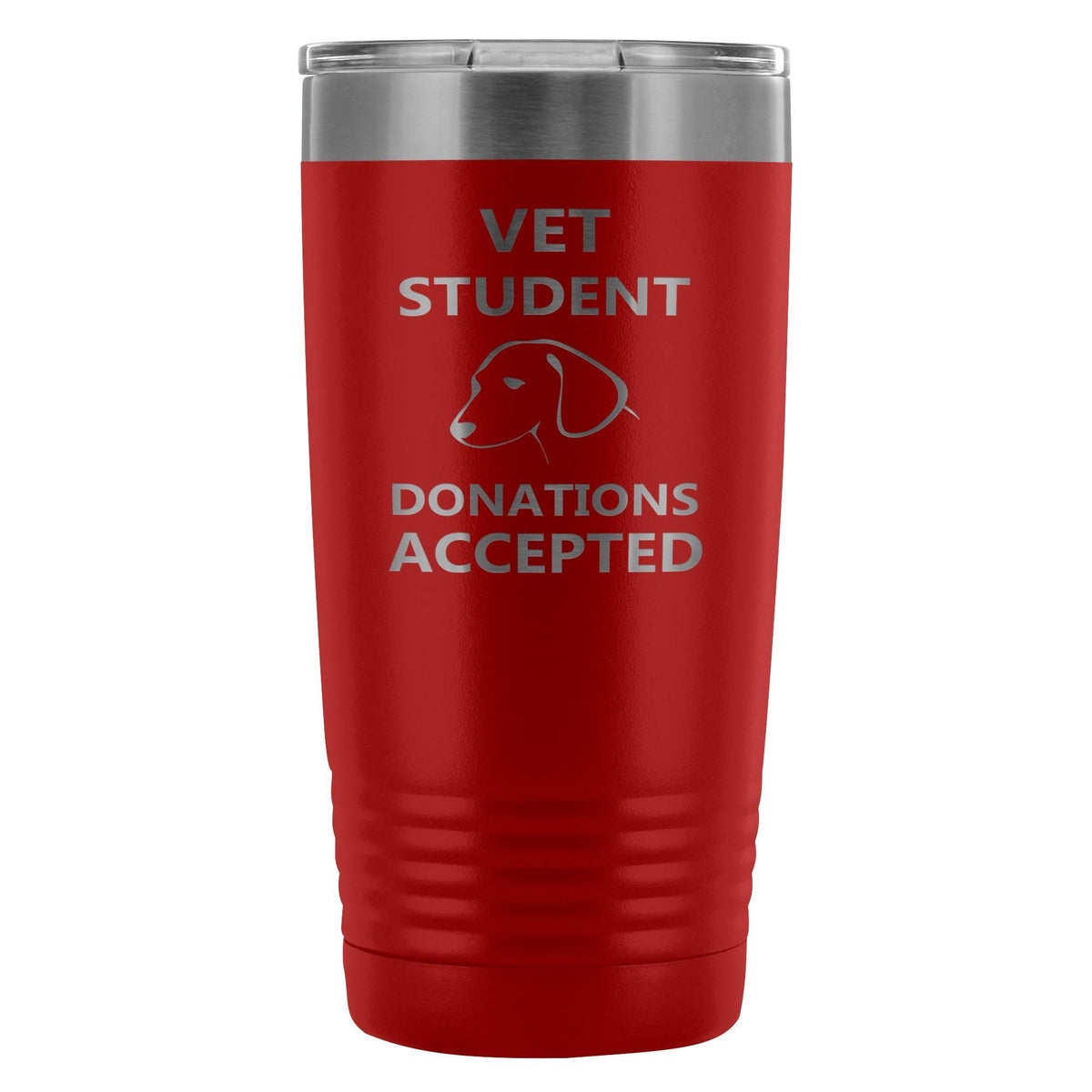 Vet Student Donations accepted 20oz Vacuum Tumbler-Tumblers-I love Veterinary