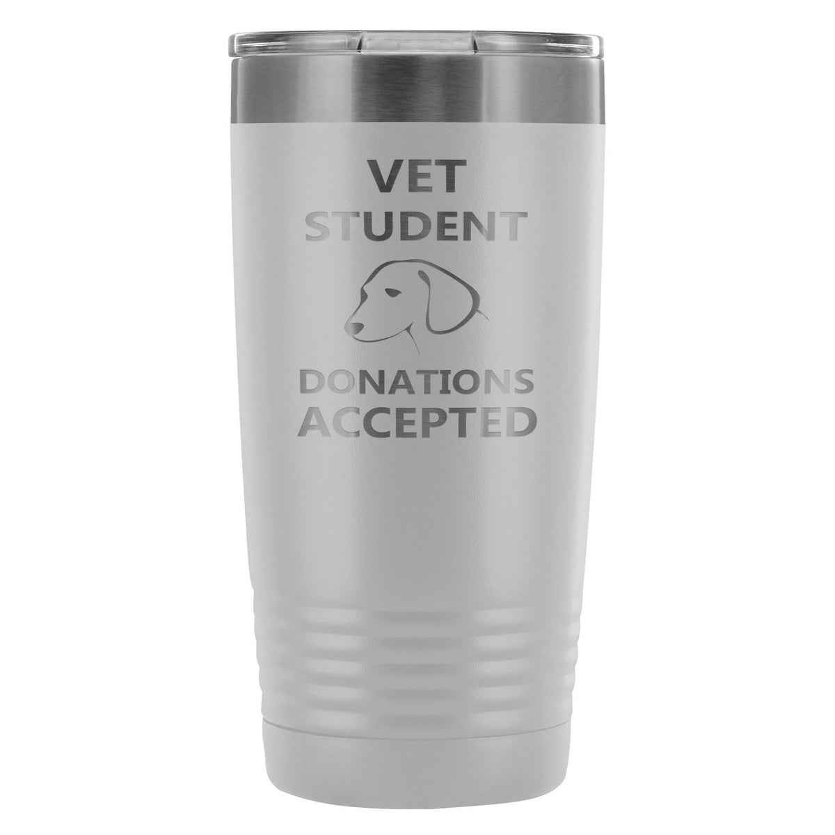 Vet Student Donations accepted 20oz Vacuum Tumbler-Tumblers-I love Veterinary