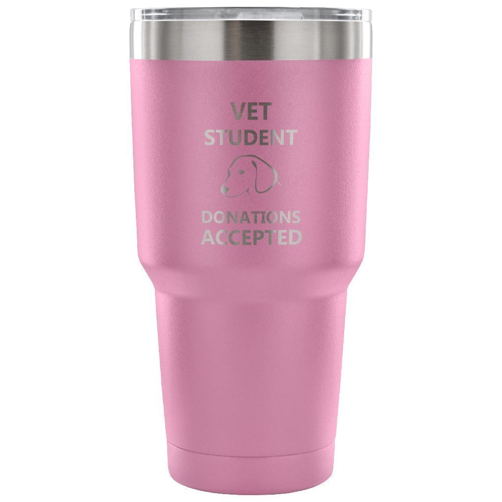 Vet Student Donations accepted 30oz Vacuum Tumbler-Tumblers-I love Veterinary