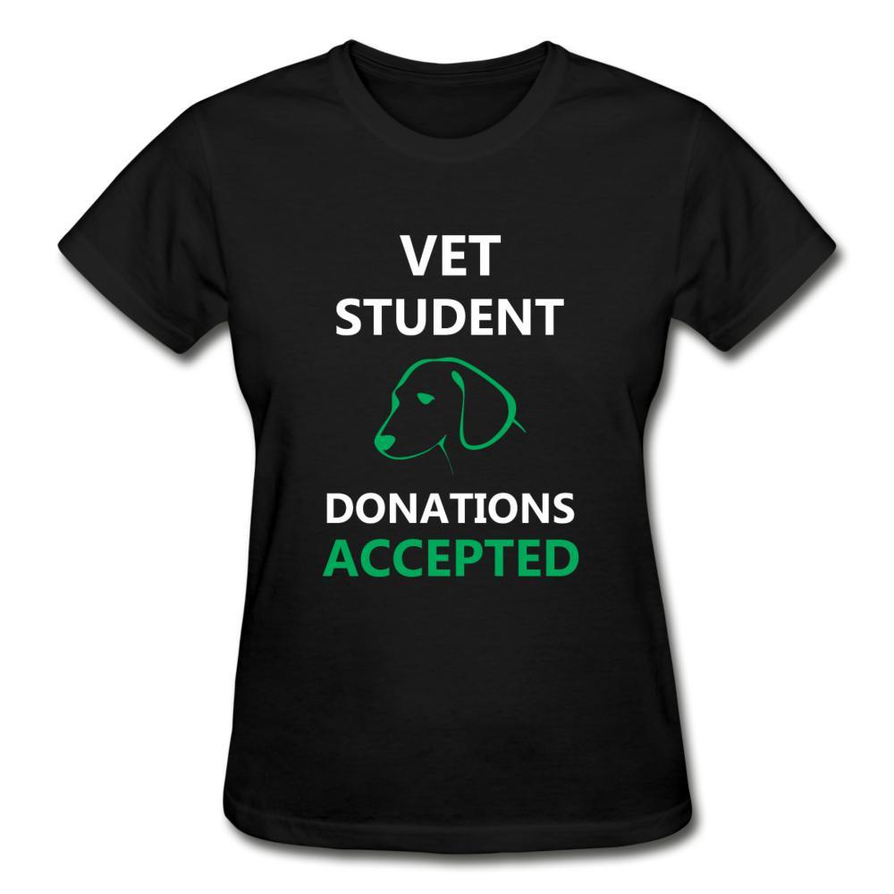 Vet Student Donations Accepted Gildan Ultra Cotton Ladies T-Shirt-Ultra Cotton Ladies T-Shirt | Gildan G200L-I love Veterinary