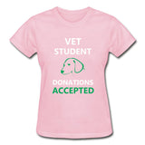Vet Student Donations Accepted Gildan Ultra Cotton Ladies T-Shirt-Ultra Cotton Ladies T-Shirt | Gildan G200L-I love Veterinary
