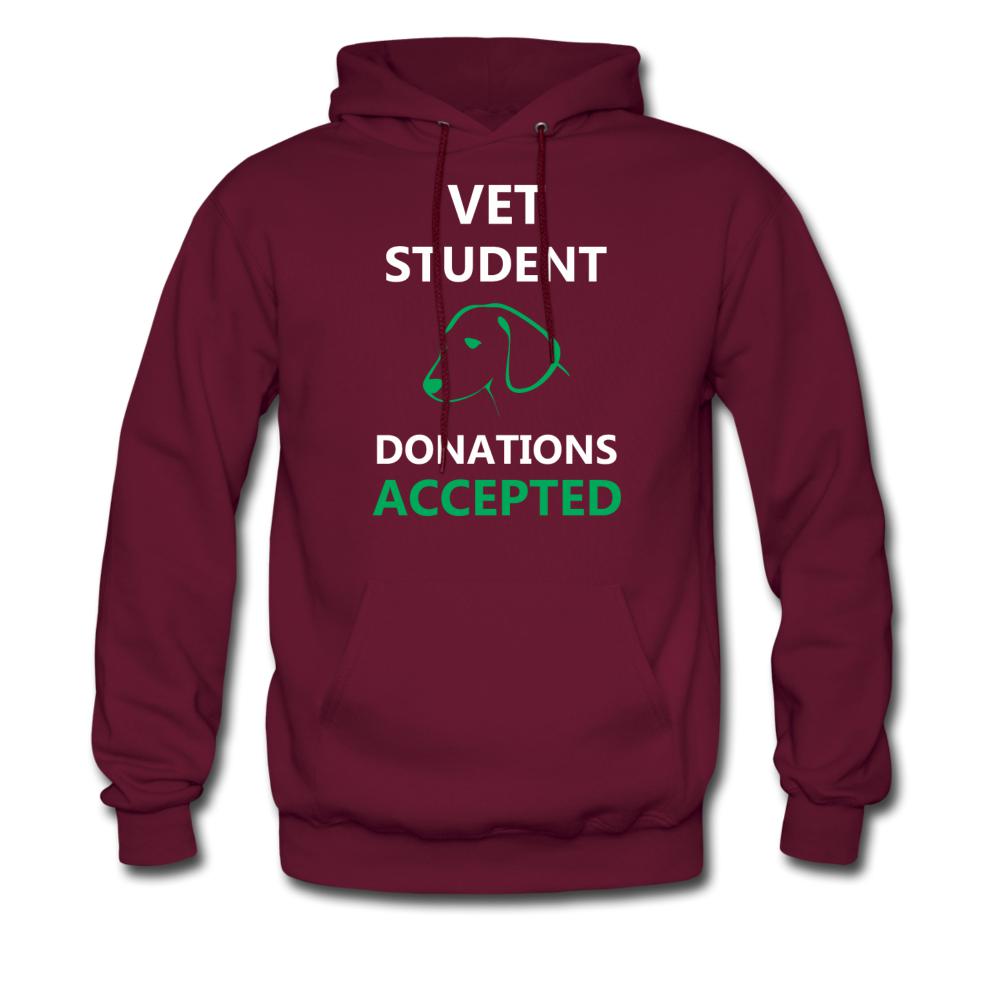 Vet Student Donations Accepted Unisex Hoodie-Men's Hoodie | Hanes P170-I love Veterinary