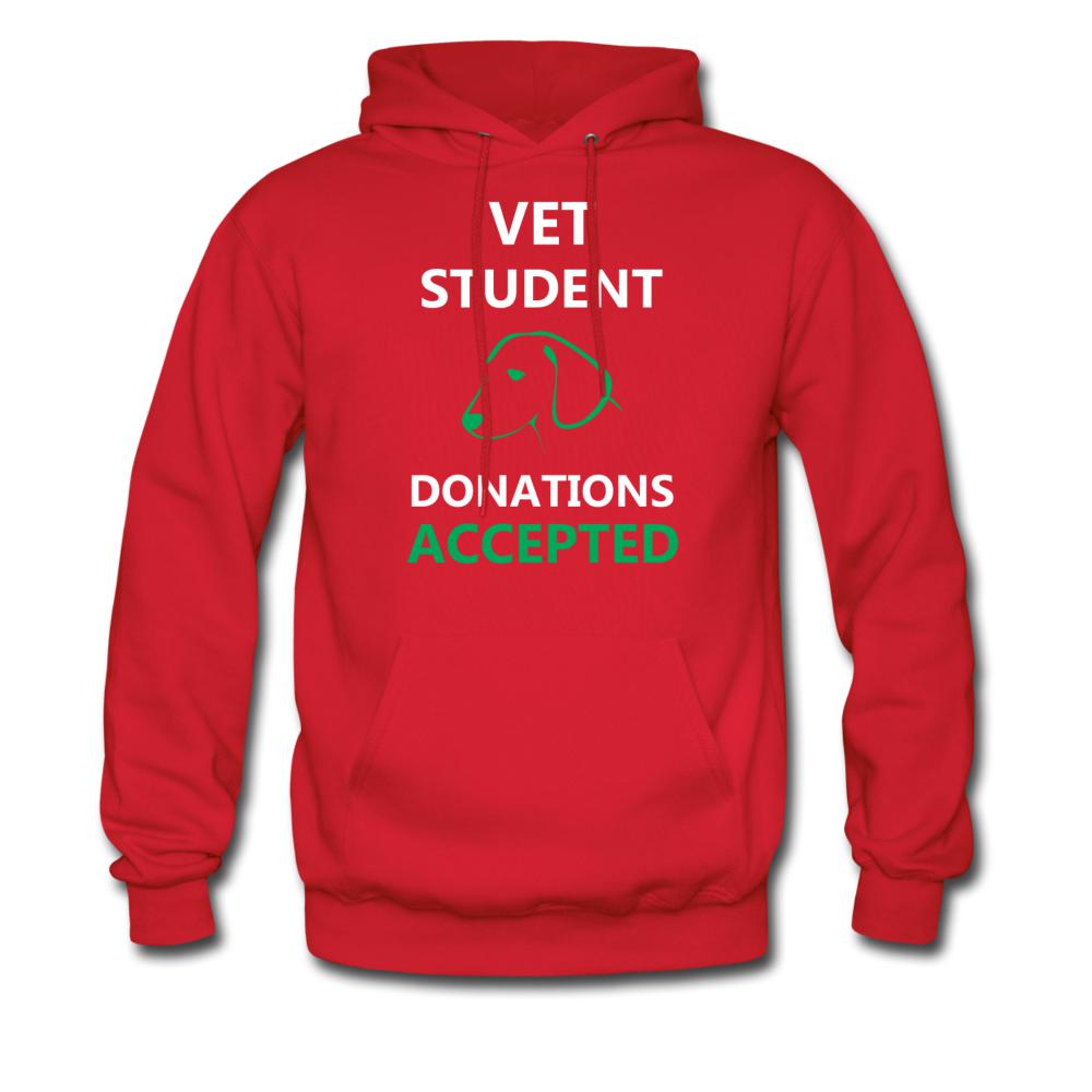 Vet Student Donations Accepted Unisex Hoodie-Men's Hoodie | Hanes P170-I love Veterinary