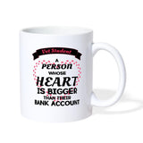 Vet student heart bigger than bank account Coffee or Tea Mug-Coffee/Tea Mug | BestSub B101AA-I love Veterinary