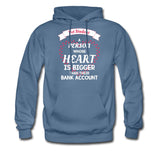 Vet Student Heart bigger than bank account Unisex Hoodie-Men's Hoodie | Hanes P170-I love Veterinary