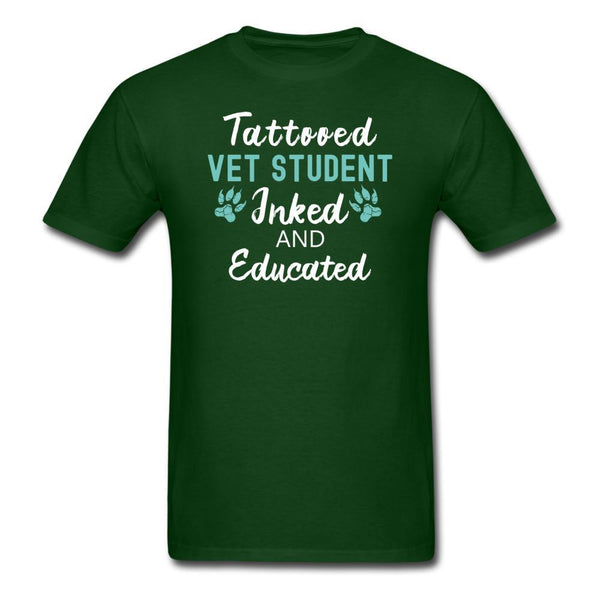 Vet Student- Inked and Educated Unisex T-shirt-Unisex Classic T-Shirt | Fruit of the Loom 3930-I love Veterinary