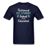 Vet Student- Inked and Educated Unisex T-shirt-Unisex Classic T-Shirt | Fruit of the Loom 3930-I love Veterinary