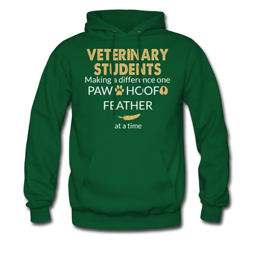 Vet Student Making a Difference Unisex Hoodie-Men's Hoodie | Hanes P170-I love Veterinary