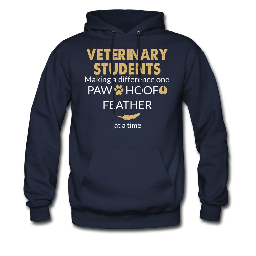 Vet Student Making a Difference Unisex Hoodie-Men's Hoodie | Hanes P170-I love Veterinary