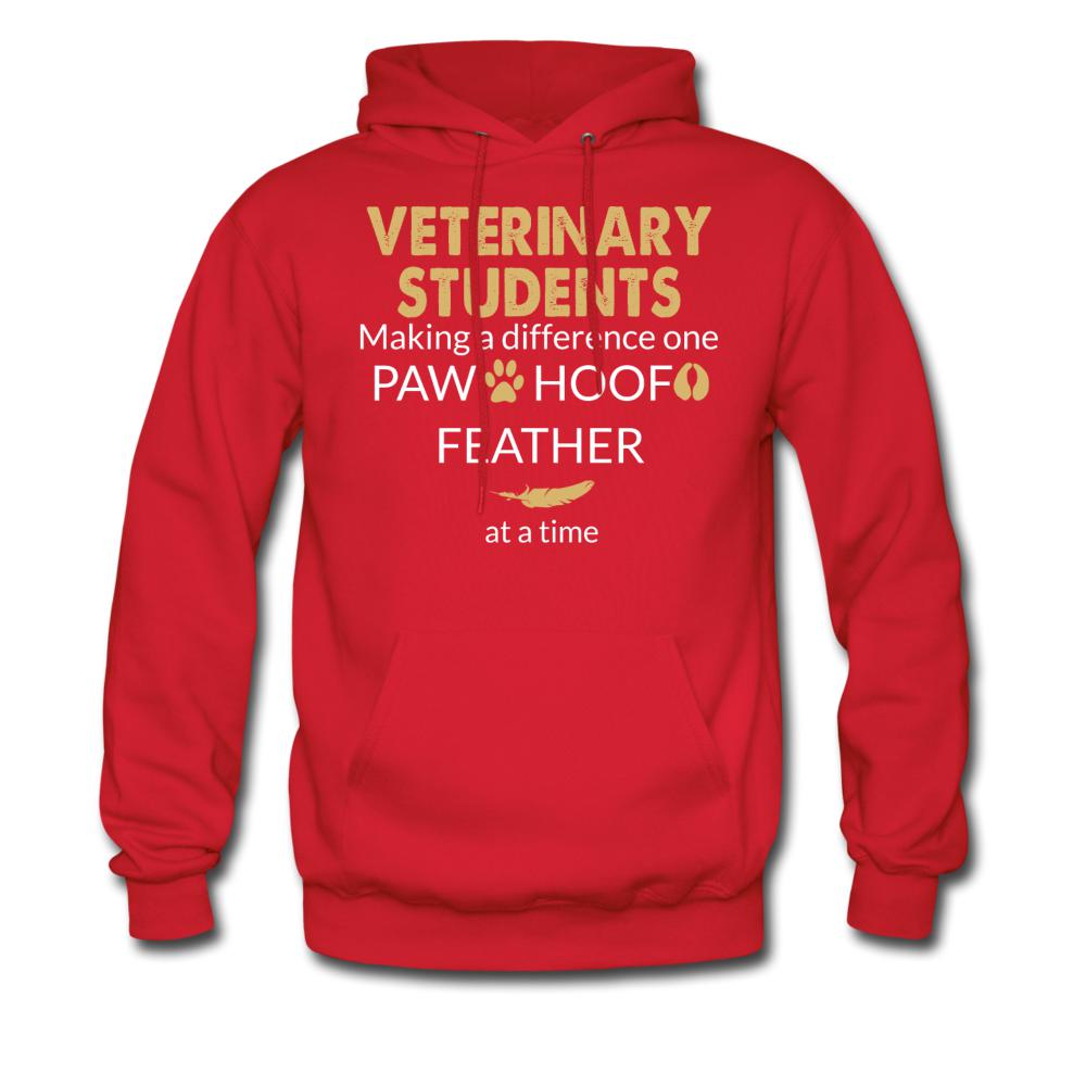 Vet Student Making a Difference Unisex Hoodie-Men's Hoodie | Hanes P170-I love Veterinary