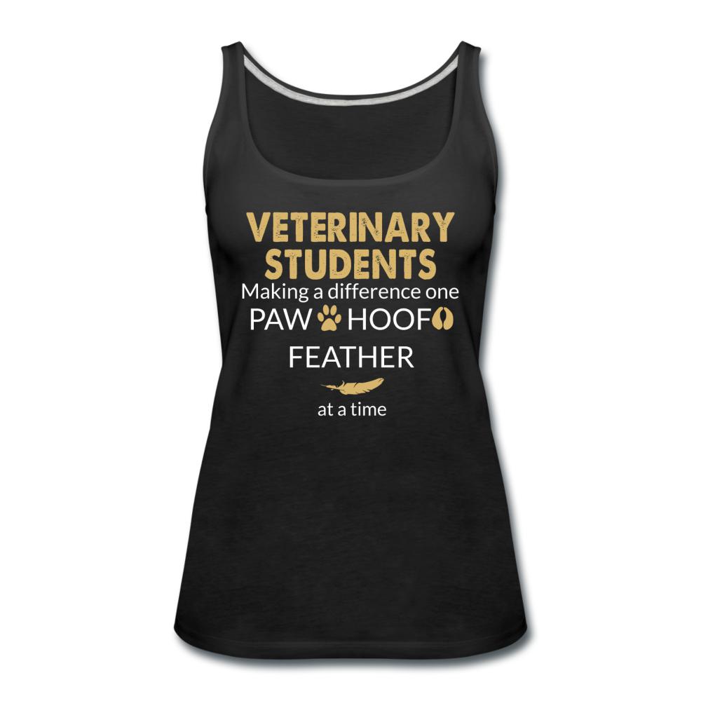 Vet Student- Making a Difference Women's Tank Top-Women’s Premium Tank Top | Spreadshirt 917-I love Veterinary