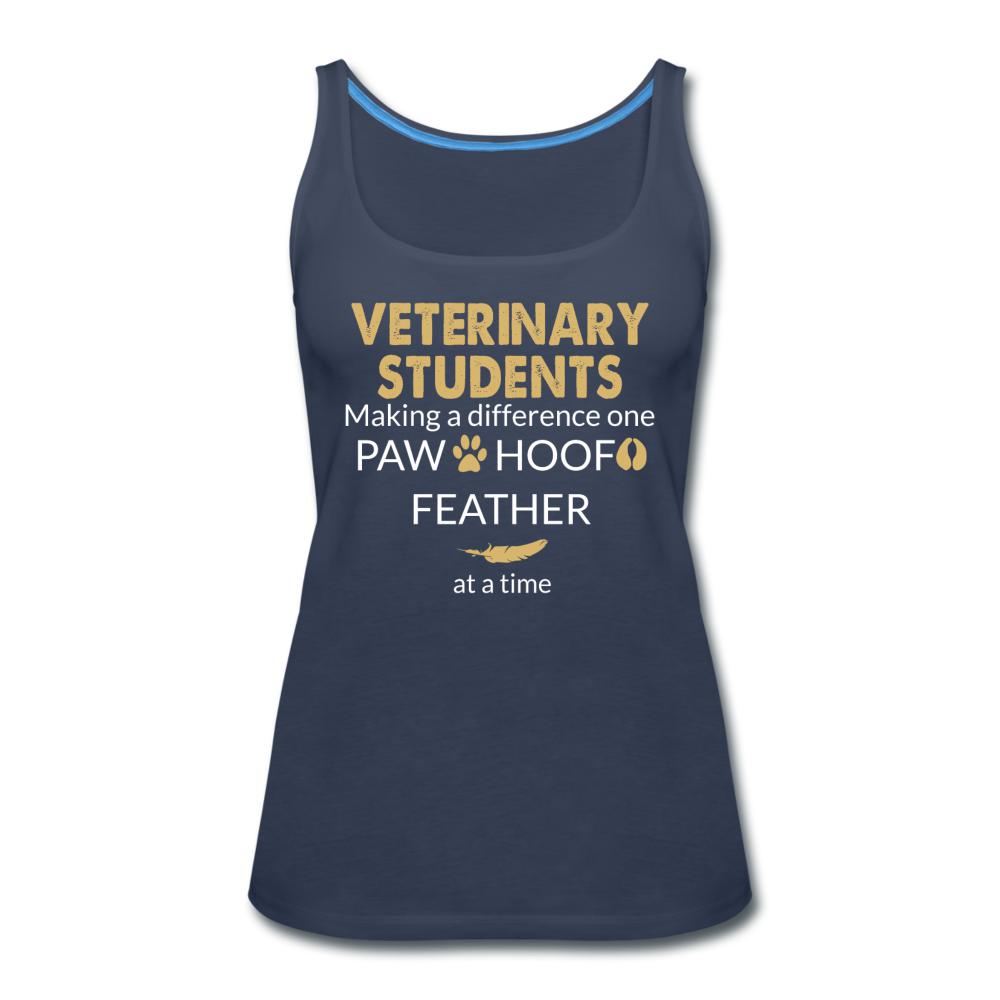 Vet Student- Making a Difference Women's Tank Top-Women’s Premium Tank Top | Spreadshirt 917-I love Veterinary