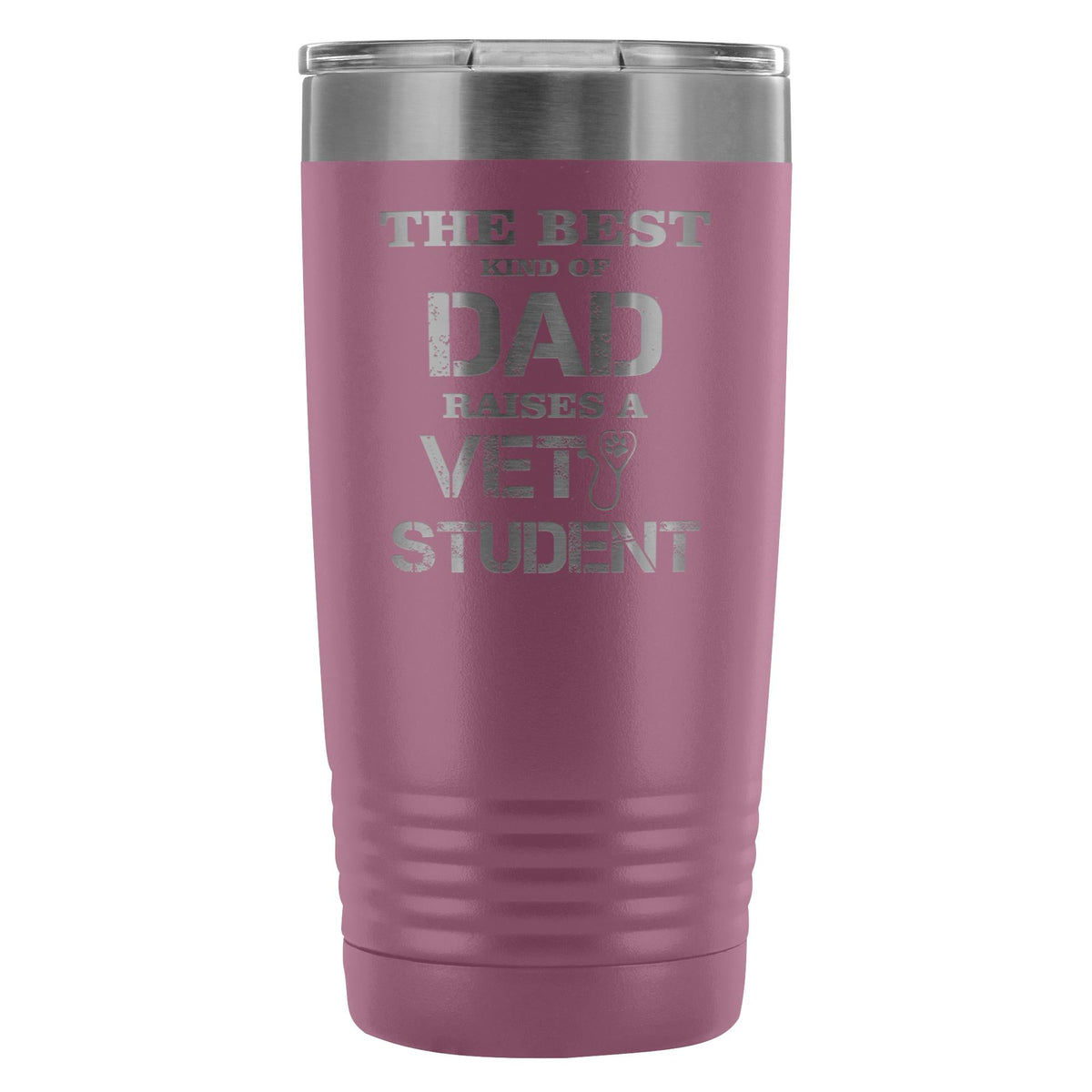 Vet Student- The best kind of Dad raises a Vet Student 20oz Vacuum Tumbler-Tumblers-I love Veterinary