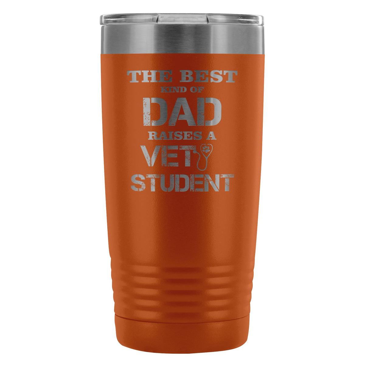 Vet Student- The best kind of Dad raises a Vet Student 20oz Vacuum Tumbler-Tumblers-I love Veterinary