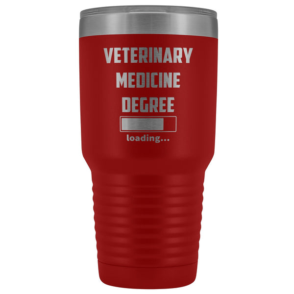 Vet Student - Vet degree loading 30oz Vacuum Tumbler-Tumblers-I love Veterinary