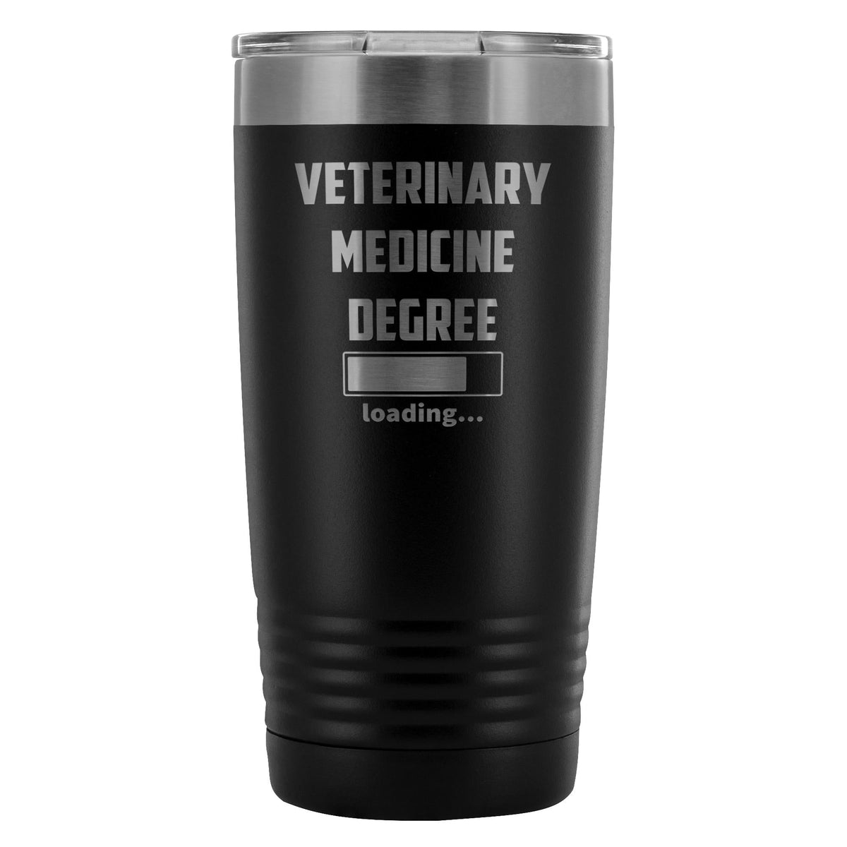 Vet Student- Veterinary medicine degree loading 20oz Vacuum Tumbler-Tumblers-I love Veterinary