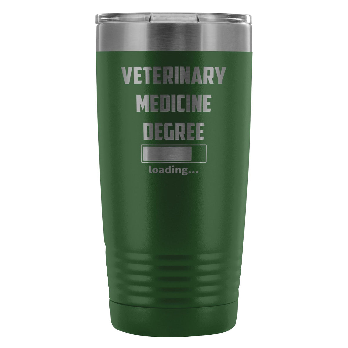 Vet Student- Veterinary medicine degree loading 20oz Vacuum Tumbler-Tumblers-I love Veterinary
