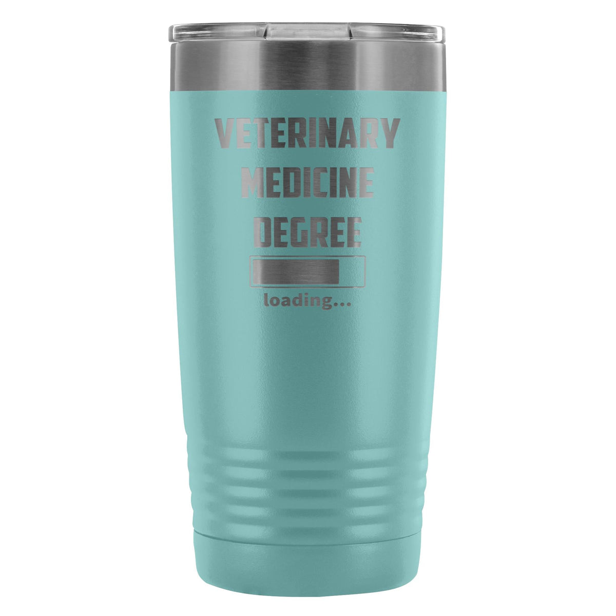 Vet Student- Veterinary medicine degree loading 20oz Vacuum Tumbler-Tumblers-I love Veterinary