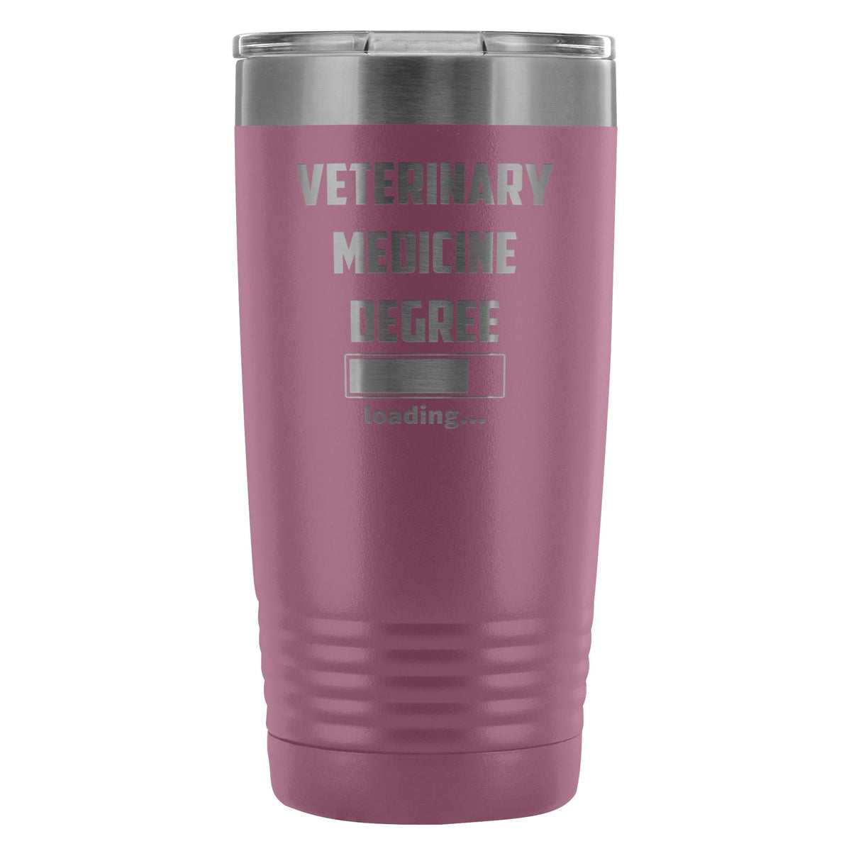 Vet Student- Veterinary medicine degree loading 20oz Vacuum Tumbler-Tumblers-I love Veterinary
