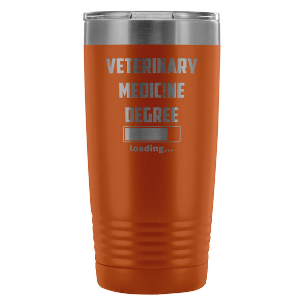 Vet Student- Veterinary medicine degree loading 20oz Vacuum Tumbler-Tumblers-I love Veterinary