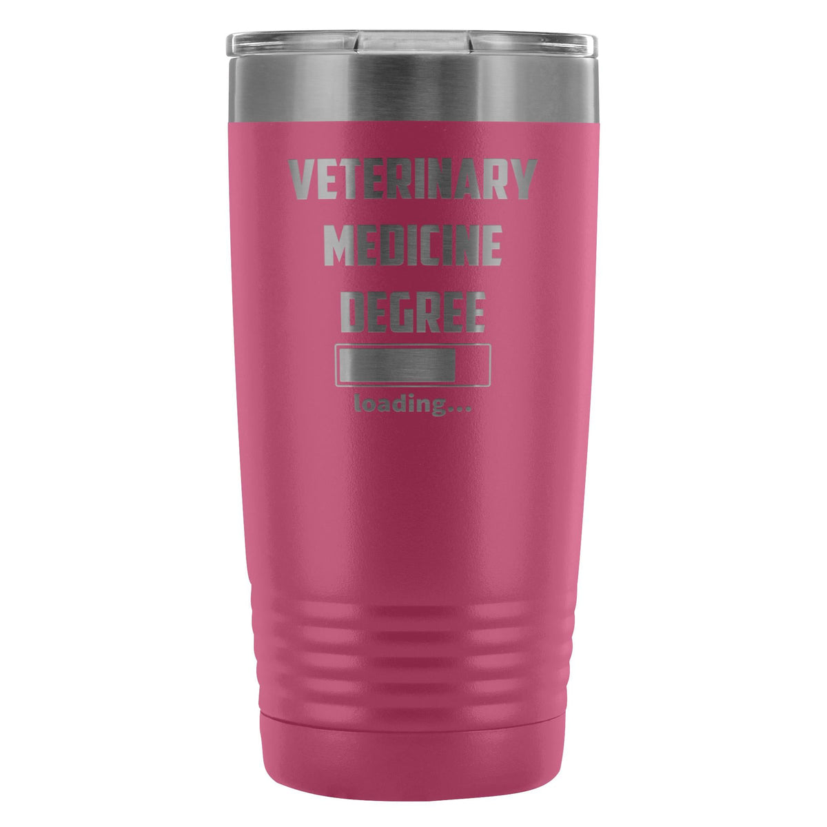 Vet Student- Veterinary medicine degree loading 20oz Vacuum Tumbler-Tumblers-I love Veterinary