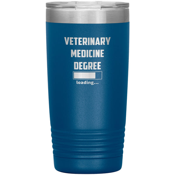 Vet Student - Veterinary medicine degree loading Vacuum Tumbler Vet Tech/Vet Student/Veterinary Gift 20 oz-Tumblers-I love Veterinary