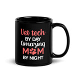 Vet Tech - Amazing Mom Black Glossy Mug-Black Glossy Mug-I love Veterinary