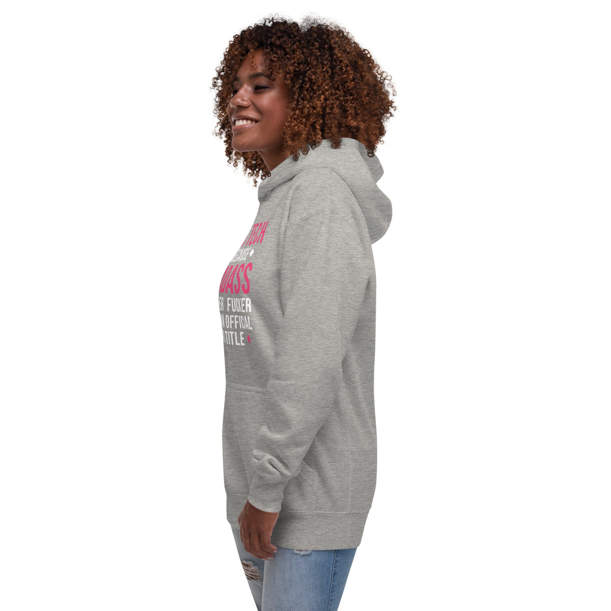 Vet Tech because badass mother fucker isn't an official job title Unisex Premium Hoodie-Premium Unisex Hoodie-I love Veterinary