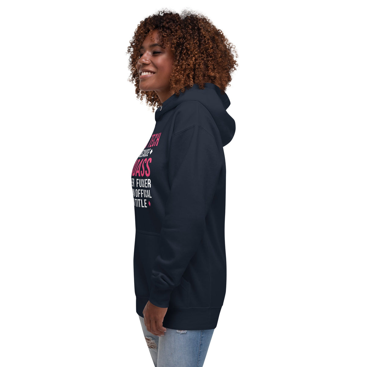 Vet Tech because badass mother fucker isn't an official job title Unisex Premium Hoodie-Premium Unisex Hoodie-I love Veterinary