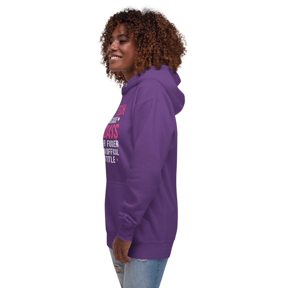Vet Tech because badass mother fucker isn't an official job title Unisex Premium Hoodie-Premium Unisex Hoodie-I love Veterinary