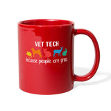 Vet Tech because people are gross Full Color Mug-Full Color Mug | BestSub B11Q-I love Veterinary