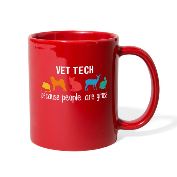 Vet Tech because people are gross Full Color Mug-Full Color Mug | BestSub B11Q-I love Veterinary