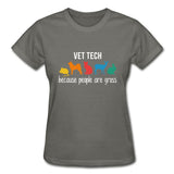 Vet tech: because people are gross Gildan Ultra Cotton Ladies T-Shirt-Ultra Cotton Ladies T-Shirt | Gildan G200L-I love Veterinary